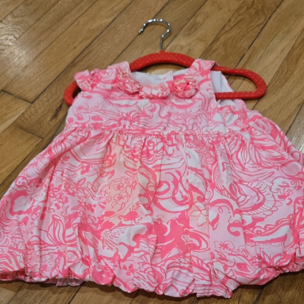 Pink Floral Baby Dress